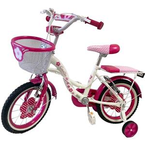 Generic Bicicletta da bambina modello Camilla colore rosa con accessori misura 12/14/16/20 (12)