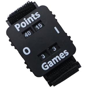 Toyvian Contatore Punteggio Portatile per Cricket e Tennis con Cinturino Regolabile in PLA, Registrazione Precisa per Partite di Pickleball e Allenamento