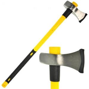 GrecoShop Ascia/Piccozza/Piccozzino/Accetta spaccalegna manico in fibra 2700gr
