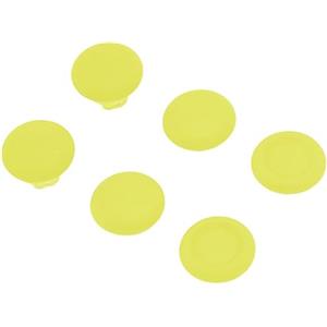Xiuganpo Copri Pulsante Joystick Antiscivolo 6 in 1 Impugnatura Strutturata Impugnature per Pollice per Controller, Facile da Usare per Giocatori Hardcore (YELLOW)