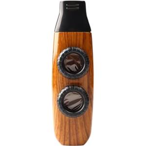 JYNVO Kazoo in Metallo, Strumento Musicale con 3 Diaframmi per Flauto Kazoo e Scatola, Per Accompagnare Ukulele, Chitarra e Altri Strumenti Musicali, Design Venatura del Legno, Multicolore
