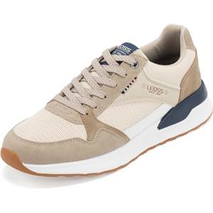 LEOSS ORIGINAL Scarpe Comode Uomo Scarpe Casual Sportive Uomo Multiuso Flessibili Confortevoli per Diverse Occasioni Viaggio (Cachi, 42 EU, MLE250473-8)
