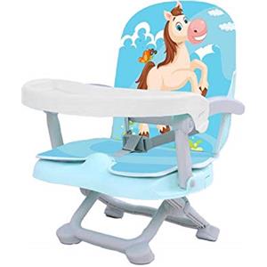 AZIAMOR Rialzo Sedia per Bambini Gnammy con Imbottitura Azzurro