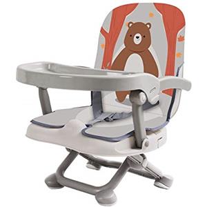 AZIAMOR Rialzo Sedia per Bambini Gnammy con Imbottitura Grigio