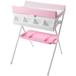 AZIAMOR Tik Tak Fasciatoio e Bagnetto 2 in 1, Multicolore, 78 x 45 x 104 cm