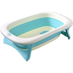 AZIAMOR Vaschetta Pocket per Bagnetto Neonato 84,5 x 50,5 x 10,5 cm Azzurro