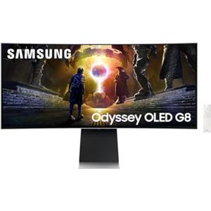 Samsung Odyssey OLED G8 S34DG850SU - G85SD Series - OLED-Monitor - Smart - Gaming - gebogen - 86.4 cm (34) (LS34DG850SUXDU)