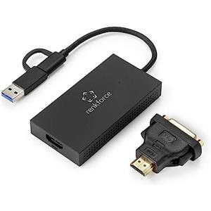 Renkforce Scheda grafica esterna RAM DDR3 USB-A, USB-C® 5Gbps, HDMI™, DVI
