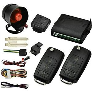 prodigital ALLARME AUTO Antifurto Remoto per Auto ProDigital® KIT PROFESSIONALE PER ELETTRAUTI ALLARME SIRENA CON CONTROLLO CHIUSURA CENTRALIZZATA E 2 TELECOMANDI