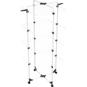Vileda Modular 4 | Stendibiancheria a torre a 4 livelli | Snodo modulabile | Facile da spostare| Per interni ed esterni | Pieghevole