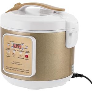 ZENGRICE Yogurtiera 6 l, fermentatore dell'aglio, fibbia della porta, funzione di memoria di arresto, macchina natto per la produzione di aglio nero, yogurt alimentare, natto
