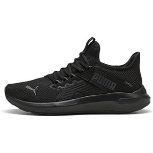 PUMA Scarpe da Corsa SOFTRIDE Enzo 5 Slip Tech Unisex su Strada, Nero-Grigio Scuro, Taglia 40, Puma Nero Freddo Grigio Scuro, 41 EU