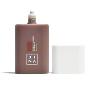 3INA MAKEUP - The Every Single Day Foundation SPF 50 608 - Fondotinta Molto scura con sottotoni neutri da SPF 50 e Niacinamide al 2% - Copertura modulabile - Vegan - Cruelty Free