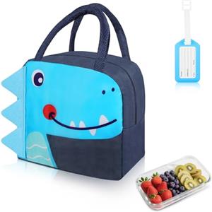 Aucuu Borsa Termica, Borsa per il Pranzo, per Bambini, Piccola Borse Termica per Viaggi, Mini Borse Frigo Pieghevole e Impermeabile Interno in Alluminio