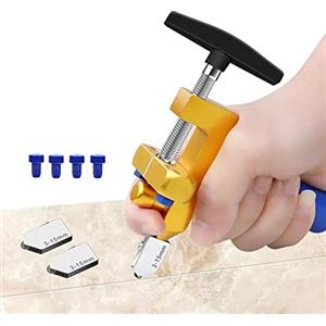 Tissting Tagliapiastrelle Manuale 2 in 1 con 2 Lame di Ricambio E 4 Cuscinetti Kit di Utensili da Taglio in Ceramica Manuale per Taglio Fai-da-te, Rottura di Vetro, Specchio, Piastrelle di Ceramic