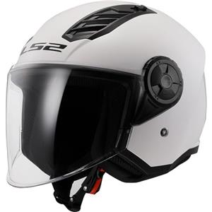 LS2, Casco Moto Jet AIRFLOW SOLID White, XXL