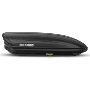 MENABO' Baule da Tetto Marathon 320 Litri Dark - 1370x790x360mm, Capacità 50kg, Made in Italy
