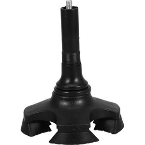 Yardenfun Puntale Antiscivolo per Bastone Trekking e Stampelle Base Quadrupla per Anziani Cuscinetto Ammortizzante per Stabilità Terreno Scivoloso Accessorio Resistente per Outdoor e
