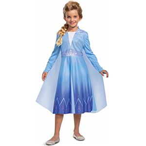 Disguise Disney - Costume da principessa ufficiale Frozen La regina del ghiaccio 2 Elsa per bambini, costume da principessa per Halloween, Carnevale, compleanno, taglia M