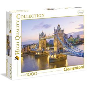 Clementoni - 39022 - High Quality Collection Puzzle - Tower Bridge - 1000 Pezzi, puzzle adulti