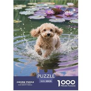 XKASKDFKE Artee del toelettaggio del barboncino Jigsaw Puzzle Adulto Animale 1000 Pezzi Gioco Education Per Gioco Familiare Regalo Per Amore E Amico Decorazione Interna Unica Stress Relief Toy 38x26cm/1000pcs