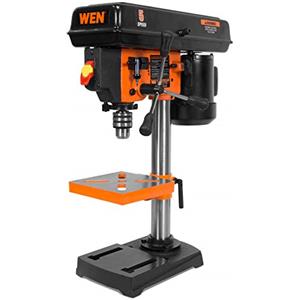 WEN 4206T - Trapano da banco in ghisa, 2,3 Amp, 20,3 cm, 5 velocità, nero, arancione