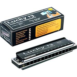 East top Lucky 13 Bass Plus Blues Armonica 13 Fori Arpa Diatonica Bocca Organo Professionale Richter armonica D chiave per Adulti