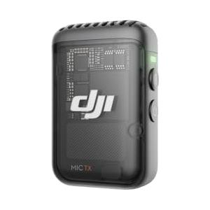 DJI Trasmettitore per Mic 2 (Shadow Black), microfono wireless con eliminazione intelligente del rumore, registrazione interna di 14 ore, batteria di 6 ore, attacco magnetico, microfono bluetooth