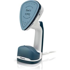 Ariete 6246 Duetto Garment Iron - Stiratrice Verticale e Ferro da Stiro con piastra in Ceramica antiaderente - 1000 Watt - Bianco e Blu