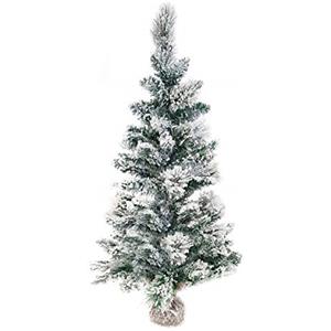 STI Albero di Natale Pinetto Innevato del Nord 90 cm Piccolo Molto Bello Realistico