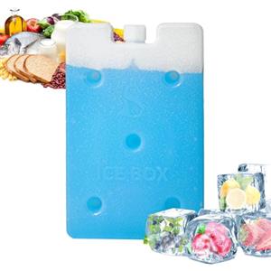 Generico Pacchetto di Ghiaccio per Borsa Frigo,Piastra Refrigerante Riutilizzabile Portatile Isolata,Blocchetto di Ghiaccio per Portavivande - per Appartamento Cascina Ufficio Campeggio Picnic