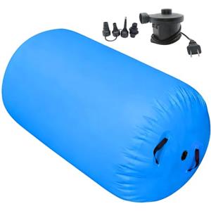 Generic Air Barile - PVC 70 x 50 cm 1850 g, tappetino per esercizi | barile per ginnastica a rullo, attrezzatura gonfiabile per fitness a casa, palestra, allenamento, yoga, pilates e fisica