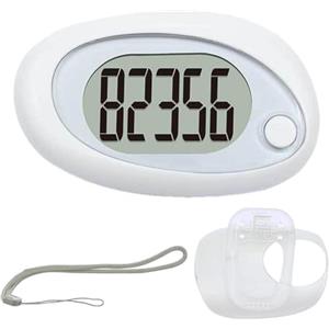 Generic Contapassi, pedometro 3D, monitor fitness, batteria standby lunga, correzione errori integrata, display di facile lettura, design leggero, per camminare, correre, interni ed esterni