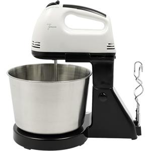 Qussse Robot da cucina, impastatrice con ciotola da 1,7 l, 7 velocità, per burro, impasto, panna, latte e uova