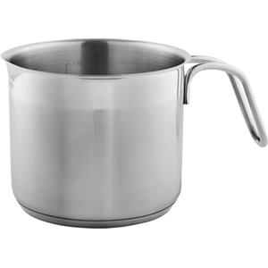 GRÄWE Pentola, 1,5 ml, lavabile in lavastoviglie, pentola per induzione, piccola, in acciaio inox, diametro 14 cm, serie Pro-Line
