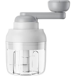 Generic Mini tritatutto manuale, mini tritatutto a manovella, frullatore per aglio senza fili per gli appassionati di preparazione e cucina, strumento compatto per integratori da cucina, sicuro e affidabile