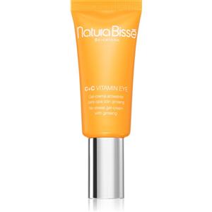 Natura Bissé C C Vitamin Eye Gel-Cream 15 ml - Crema gel multi-azione per il contorno occhi con Ginseng, Vitamina C e Caffeina, defaticante e antiossidante