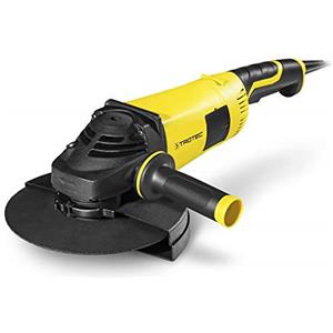 TROTEC PAGS 10-230 smerigliatrice angolare 2.000 W, disco 230 mm | Velocità 6.500 min⁻¹, interruttore di sicurezza e cavo in gomma 4 m per taglio e smerigliatura