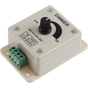 Aftertech® DIMMER DI POTENZA 12V 8A AMPERE POTENZIOMETRO PER LED B6D3