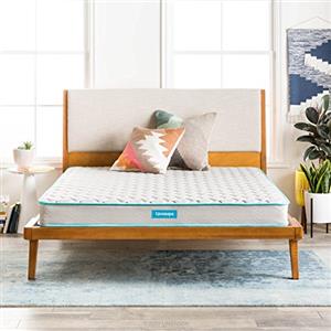 Linenspa Materasso a molle - Traspirante - Alto 15 cm - Oeko-Tex schiuma ammortizzante - Matrimoniale 180 x 200 cm