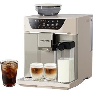DREAME Ecceluxe Master Macchina Per Caffè Espresso Automatica, Cold Brew 1 Tocco, Display A Colori Smart, Display A Colori Smart, Controllo Preciso Della Schiuma, 45 Tazze, Pulizia Facile