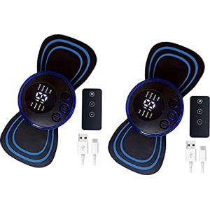 CNANRNANC Mini Massaggiatore Elettrico Cervicale, Portatile, Massaggio del Collo, Massaggio del Corpo, Telecomando (2)