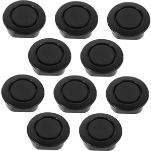 DECHOUS Protezione Paraurti Auto in Plastica Nera, Car Bumper Protector per Foro Sensore Paraurti Anteriore e Posteriore, Kit 10 Pezzi Accessori Camion