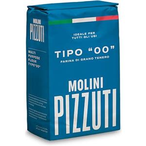 Molini Pizzuti FARINA GRANO TENERO TIPO 00 MOLINI PIZZUTI PACCO 1 KG TUTTE LE PREPARAZIONI