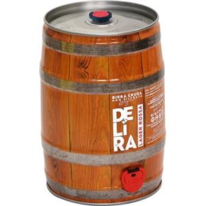 I.C.B. Italian Craft Brewery Birra Artigianale Cruda Italiana DELìRA Rossa, Fusto 5 Litri | Prodotta da I.C.B. Italian Craft Brewery