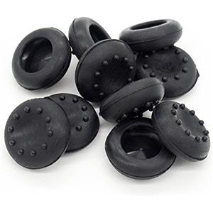 Perfect Part 10 x controller analogico pollice stick Grip Thumbstick Joystick Cover per PS4 PS3 per Xbox 360 Xbox One (nero)
