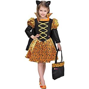 Ciao- Barbie Strega dei Gatti Halloween Special Edition costume vestito travestimento originale bambina (Taglia 10-12 anni)