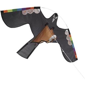 Generico Aquilone volante falco , Aquilone volante falco | Aquilone volante falco riflettente piuma simulata,Farm Flying Bird Hawk Flying Kite Repeller Aquiloni per uccelli per bambini