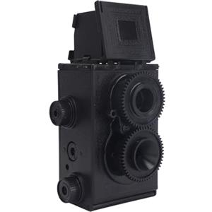 Annadue Fotocamera a Pellicola 35MM con Doppia Lente, Fotocamera TLR Classica retrò Doppia Reflex Fai-da-te per Negativi a Pellicola 35MM 135