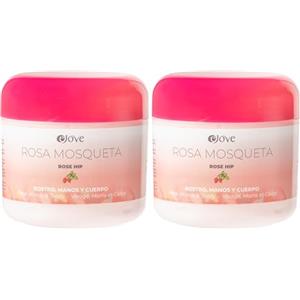 Ejove Crema alla Rosa Mosqueta per Viso Mani e Corpo 300 ml | Idratante corpo e viso rigenerante con olio naturale | Trattamento anti-età per smagliature cicatrici e rughe | Cura pelle luminosa
